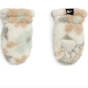 The North face Girls baby mittens NWT